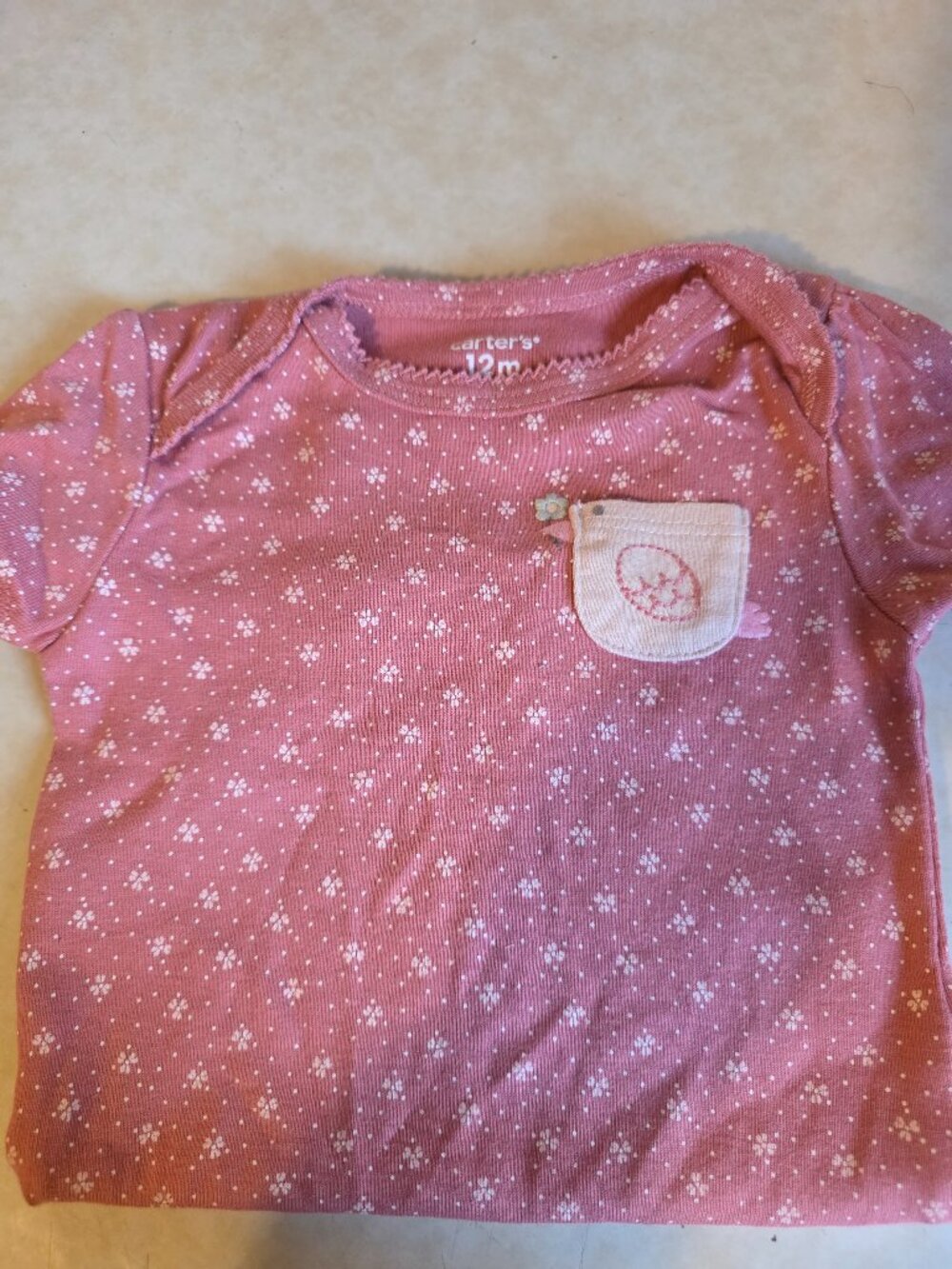12M Carter's Onesie